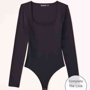 Abercrombie & Fitch Square Neck Bodysuit